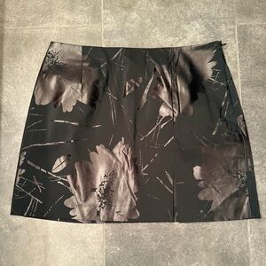 Floral mini skirt by Express